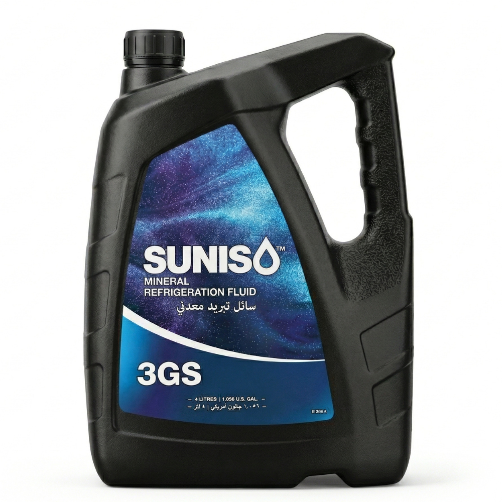 3GS Mineral Refrigeration Oil | Naphthenic Lubricant | R22 Ammonia Compatible | Suniso