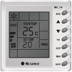 Gree Wired Remote 30296309 Z63351F